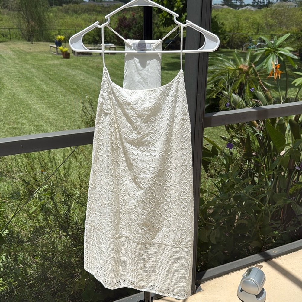 1State Eyelet white sun Dress size large